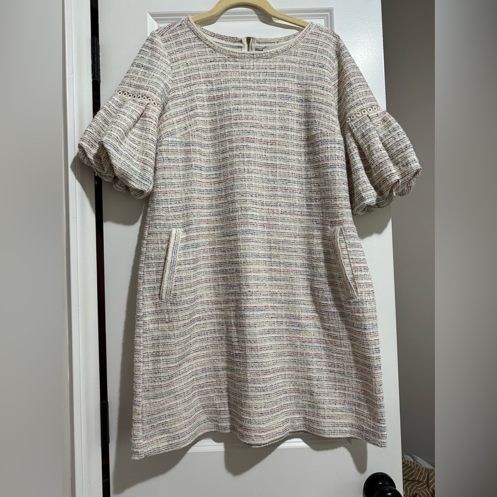 LOFT Multicolor‎ Striped Dress Medium